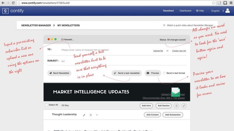 Review And Send Your Newsletter Review And Send Your Newsletter