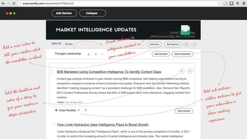 Quickly Customize Your Newsletter Quickly Customize Your Newsletter