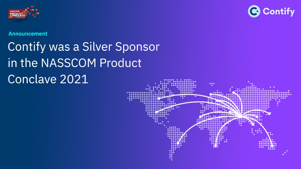Read About Contify Sponsoring Nasscom Product Conclave 2021 Last November Read About Contify Sponsoring Nasscom Product Conclave 2021 Last November