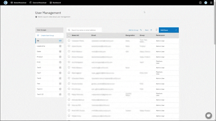 User Management Improvements