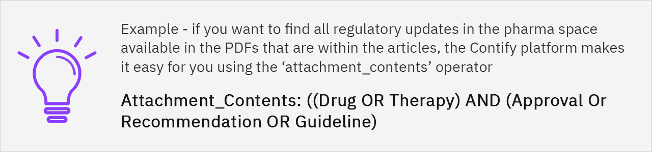 Regulatory Updates In The Pharma Space Attachment Contents