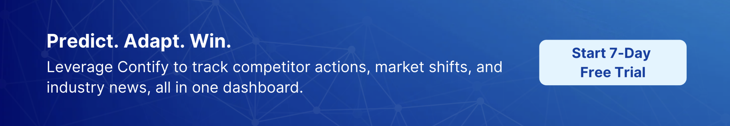 Predict, adapt, win with Contify