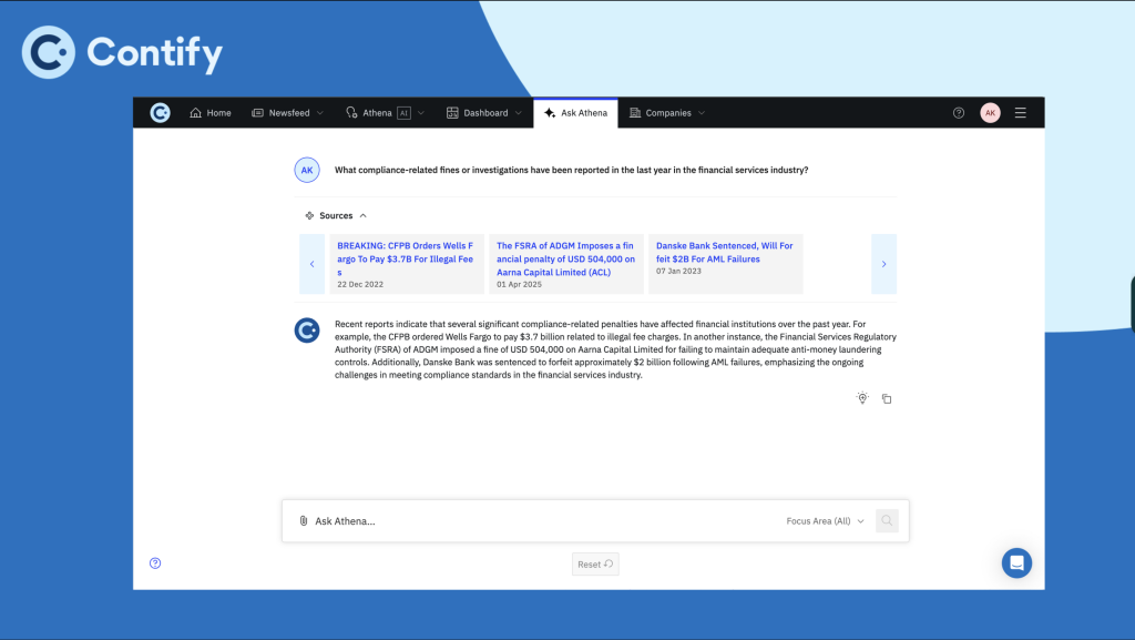 Contify's Ask Athena