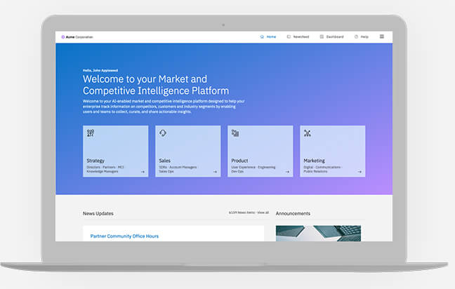 Centralized Competitive Intelligence Hub Centralized Competitive Intelligence Hub