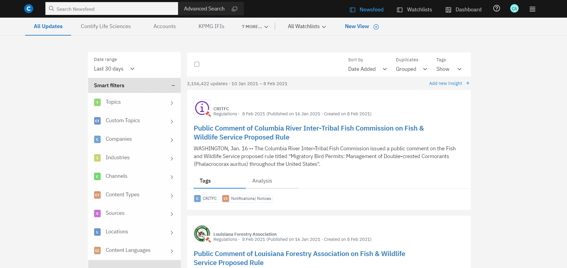 Product Updates 1 Gif Market Intelligence Platform Analyst