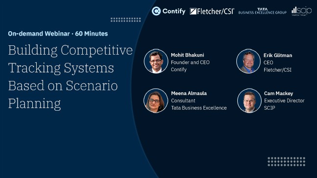 Prepare For The Future By Harnessing Scenario Planning To Build Competitive Tracking Systems