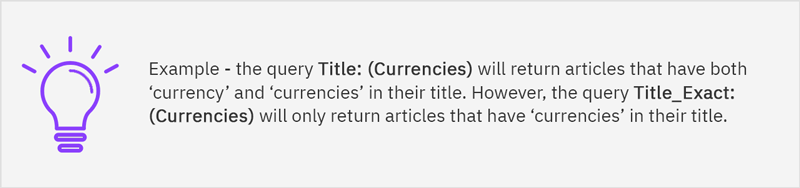 Title Exact Or Lead Exact Queries Title Exact Or Lead Exact Queries