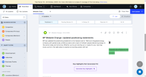 Website Change Monitoring