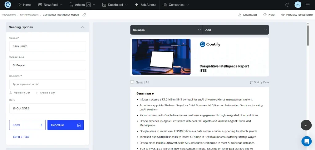 contify-newsletter-organization